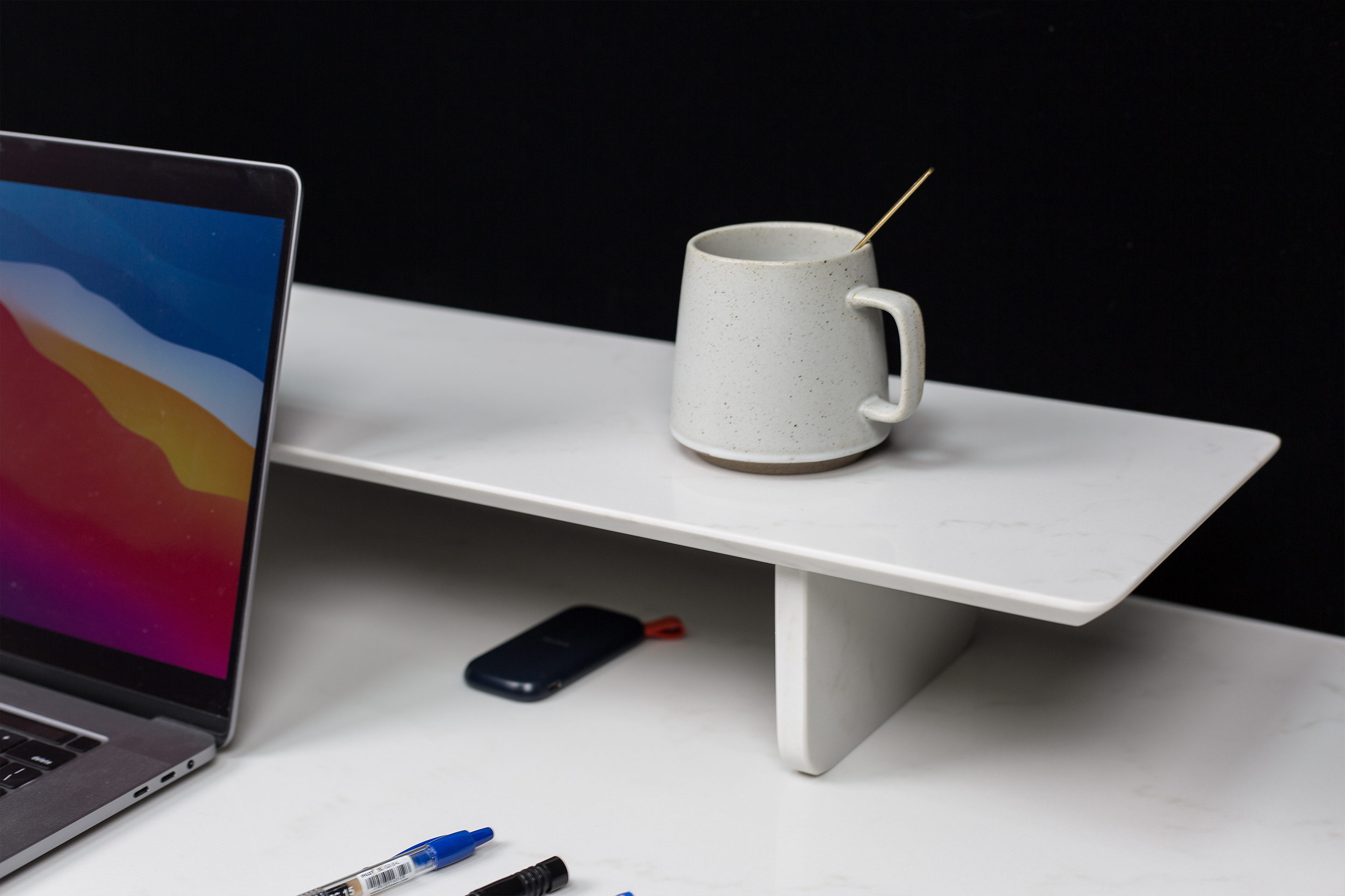 Velvet Filo Quartz Desk Shelf