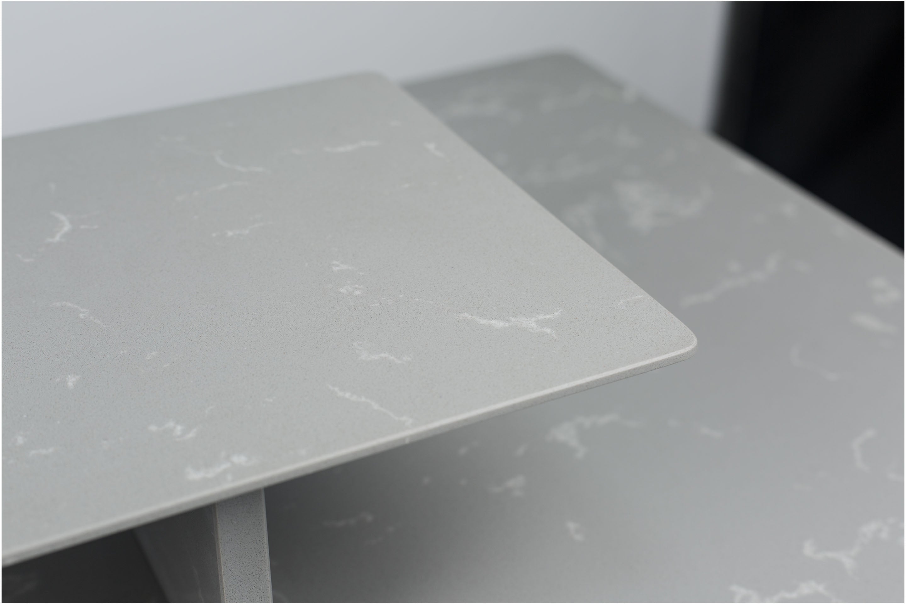 Silver Lago Quartz Desk Shelf