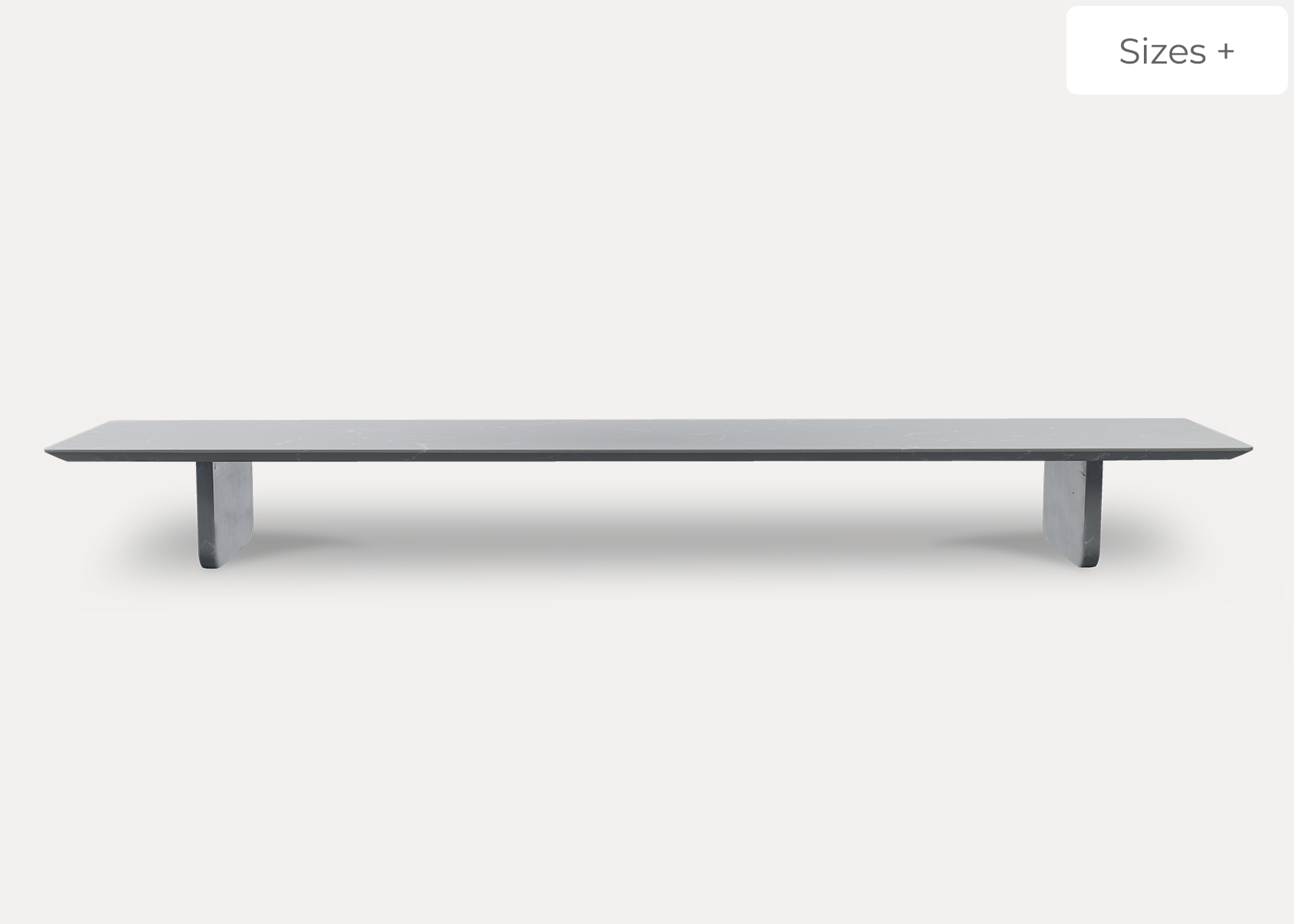 Silver Lago Quartz Desk Shelf