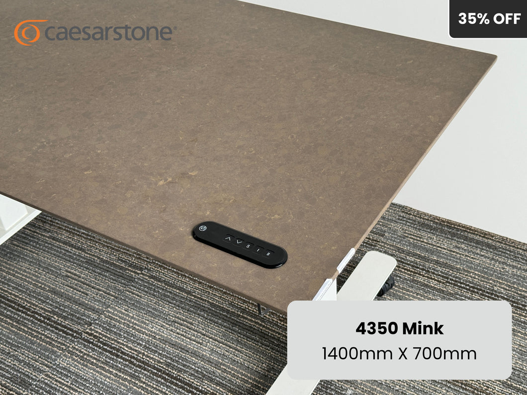 Mink Caesarstone Standing Desks