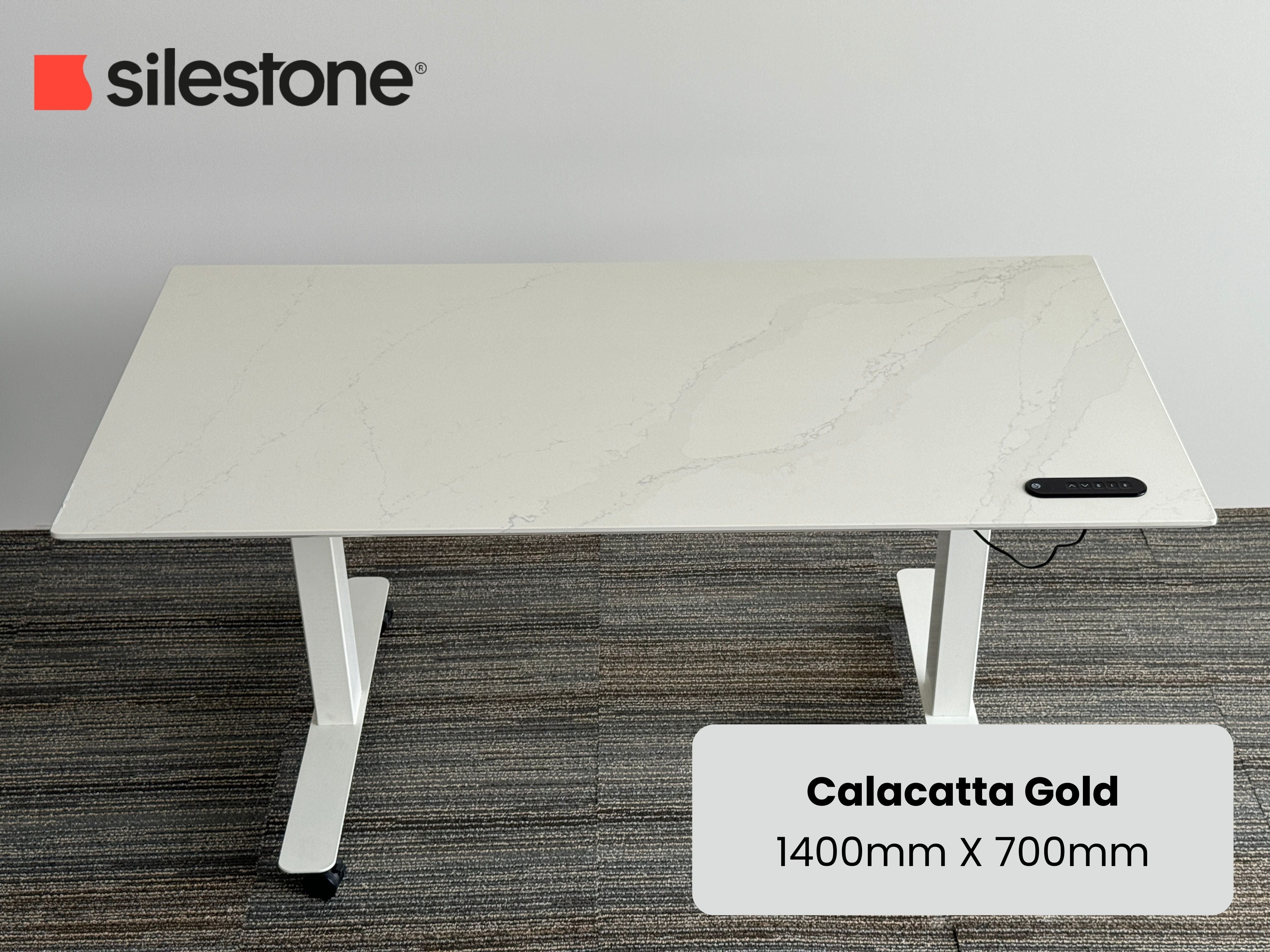 Calacatta Gold Silestone Standing Desk