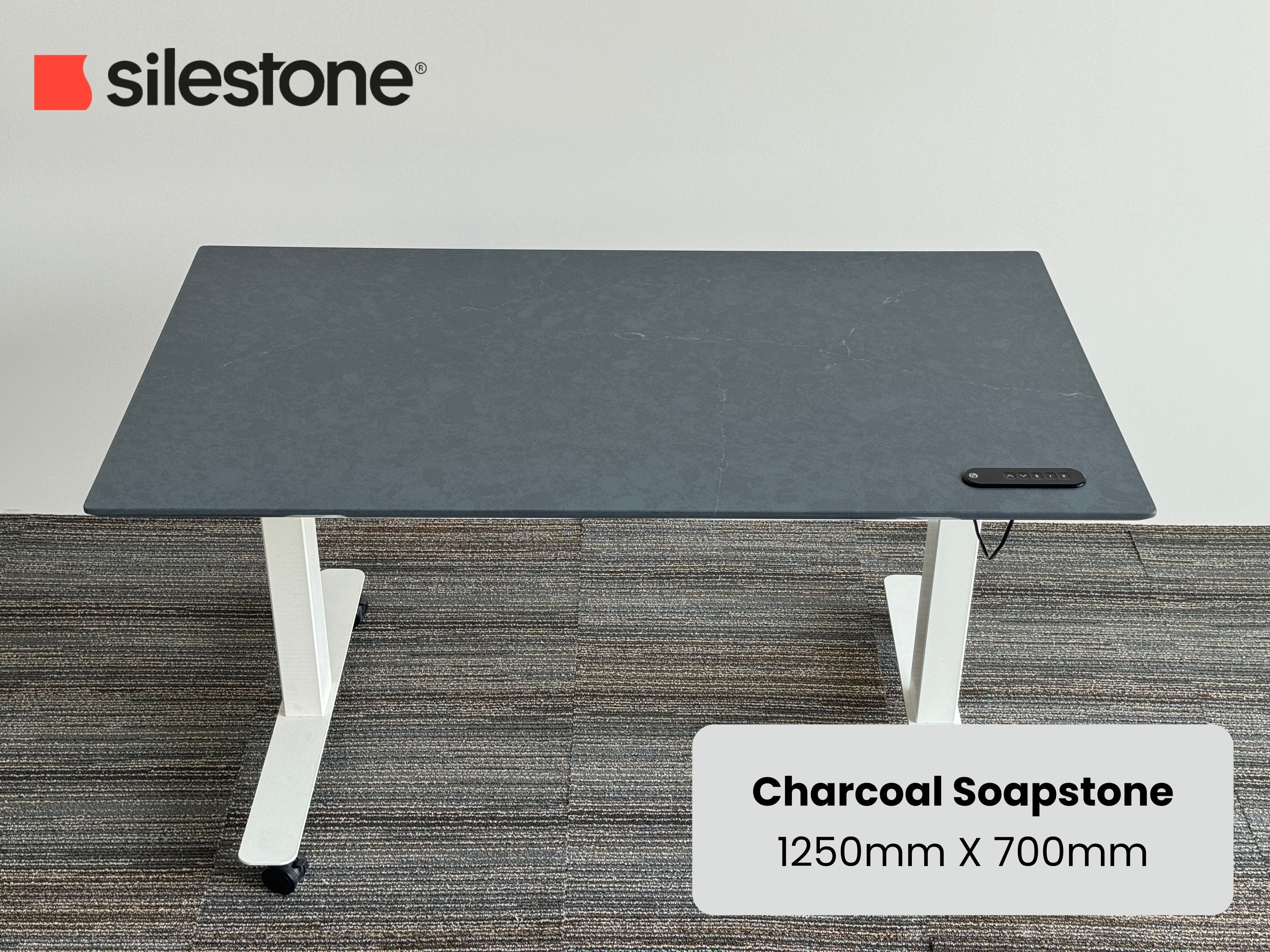 Charcoal Soapstone Silestone Standing Desk