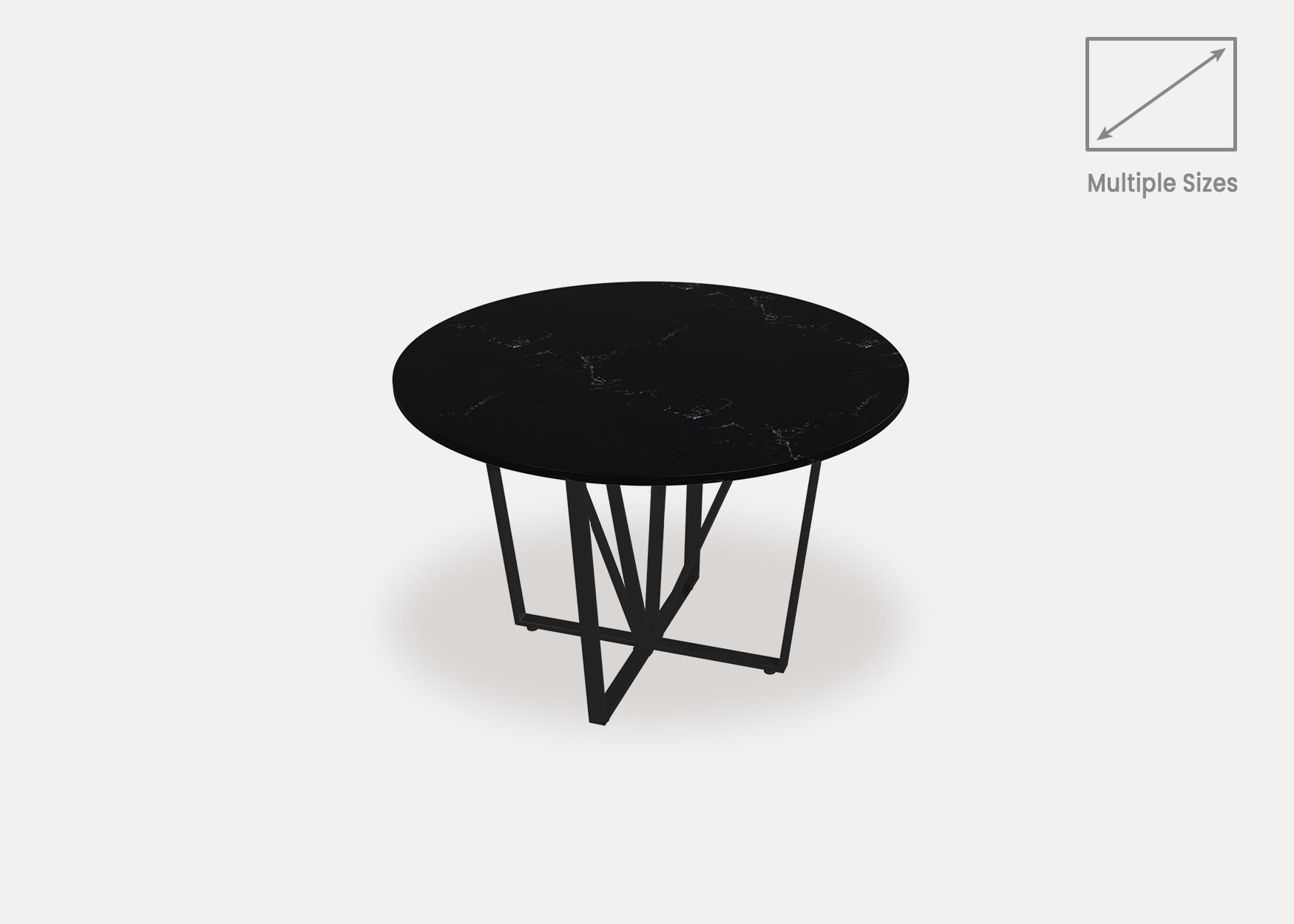 Merke Marmo Quartz Round Dining Table