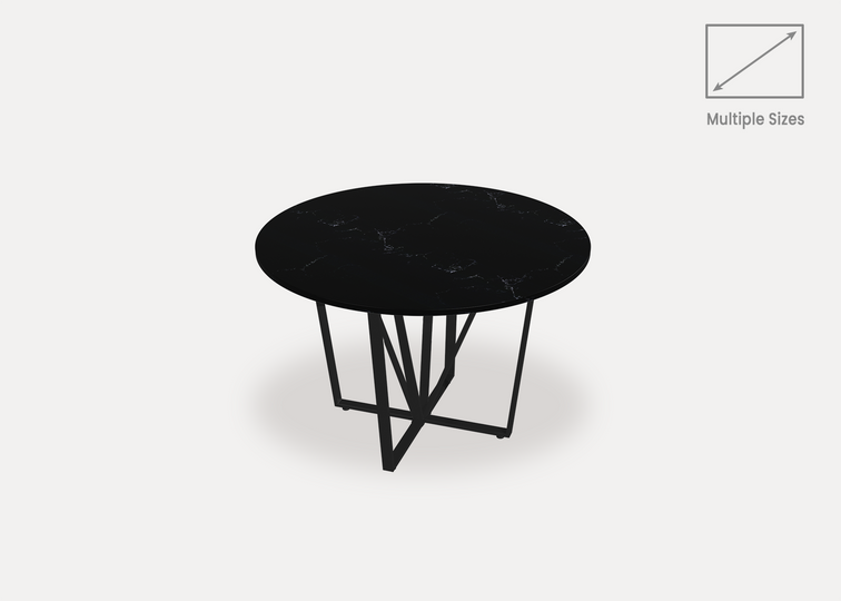 Merke Marmo Quartz Round Dining Table