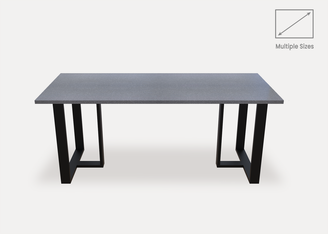 Platino Ferro Quartz Dining Table