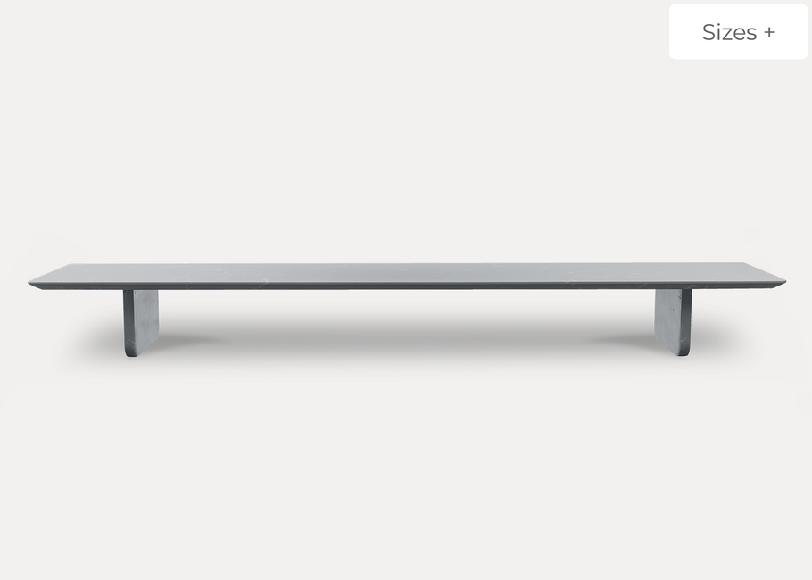 Silver Lago Quartz Desk Shelf