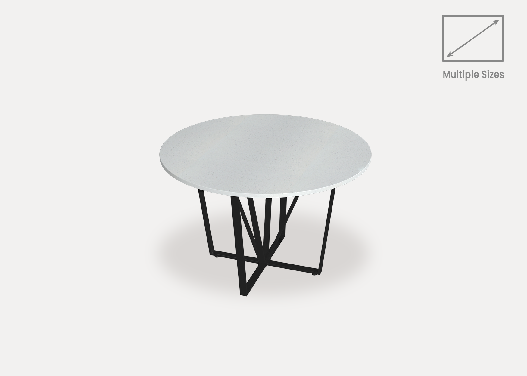 Velvet Filo Quartz Round Dining Table